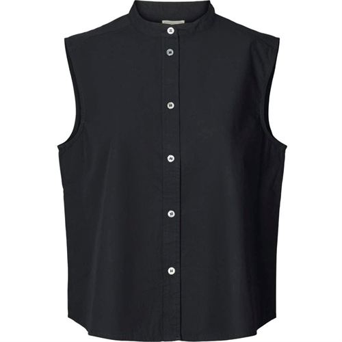 GAI+LISVA ELISA TOP POPLIN BLACK